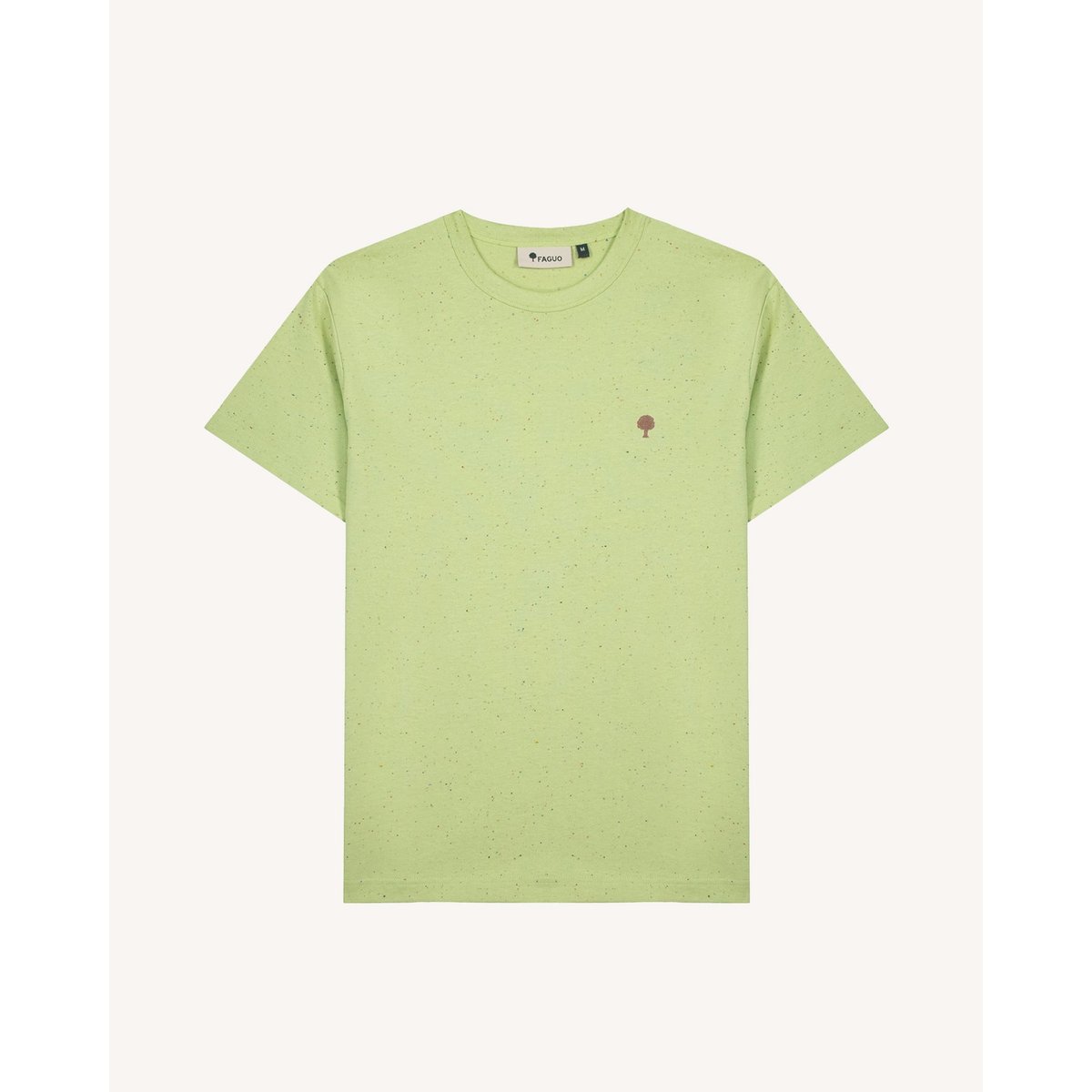 T-shirt en maille vert anis, FAGUO