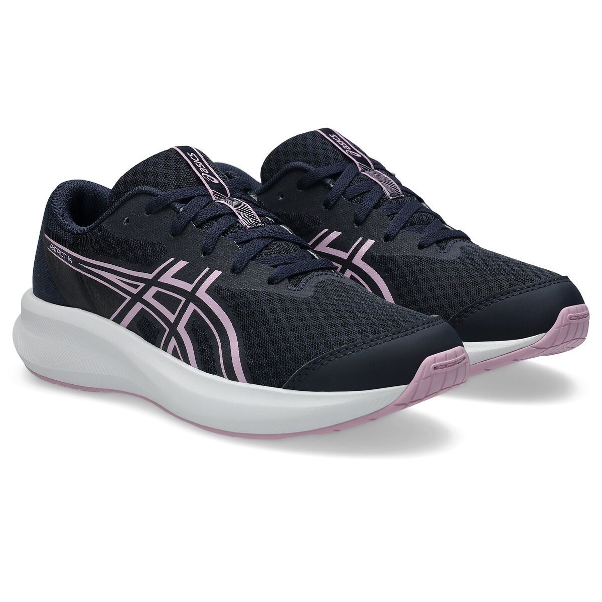 Baskets PATRIOT 14 bleu marine/rose, ASICS