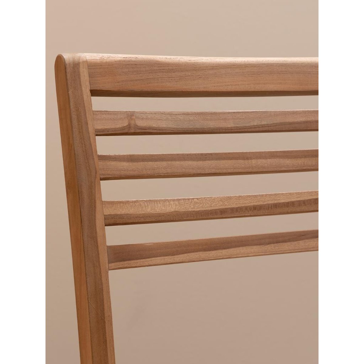 Chaise en teck TIRAMA bois clair, CHEHOMA