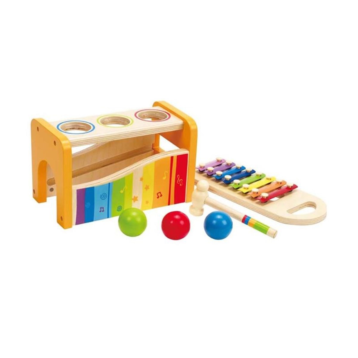 Boîtier à marteler et à tapoter multicolore, HAPE