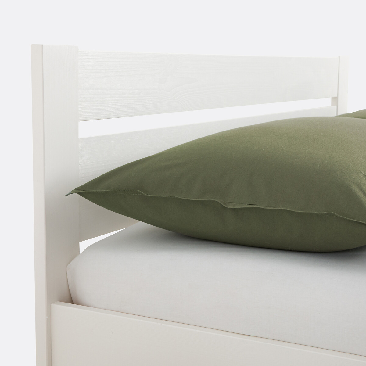 Bed met lattenbodem, lades en nachtkastjes, Konni wit, LA REDOUTE INTERIEURS