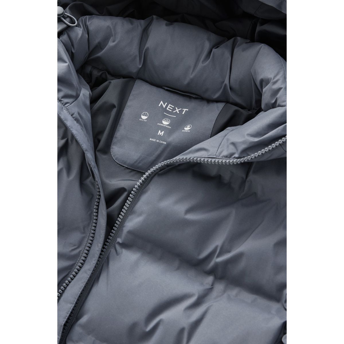 Doudoune à capuche imperméable bleu, NEXT