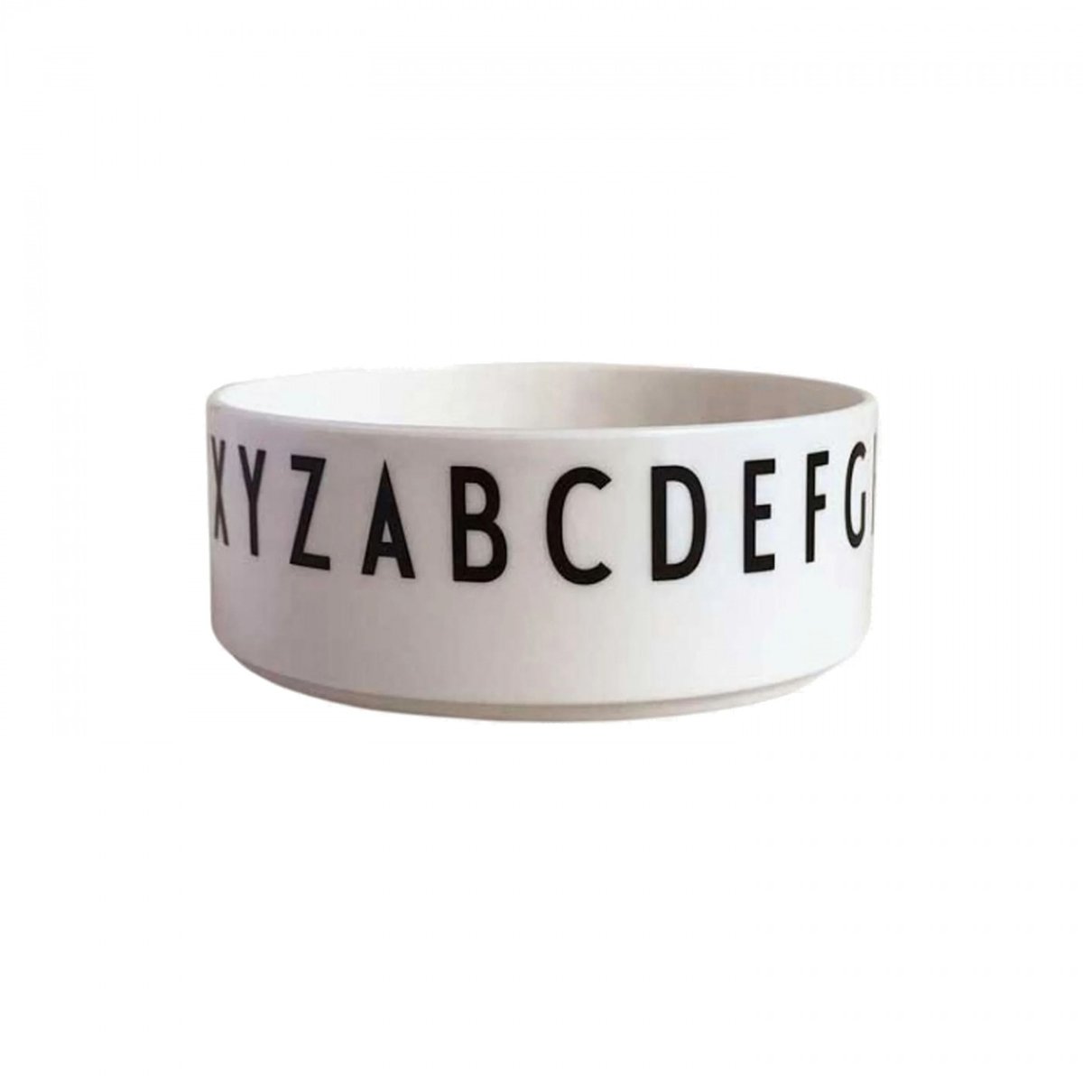 Bol enfant Eat & Learn blanc et noir, DESIGN LETTERS