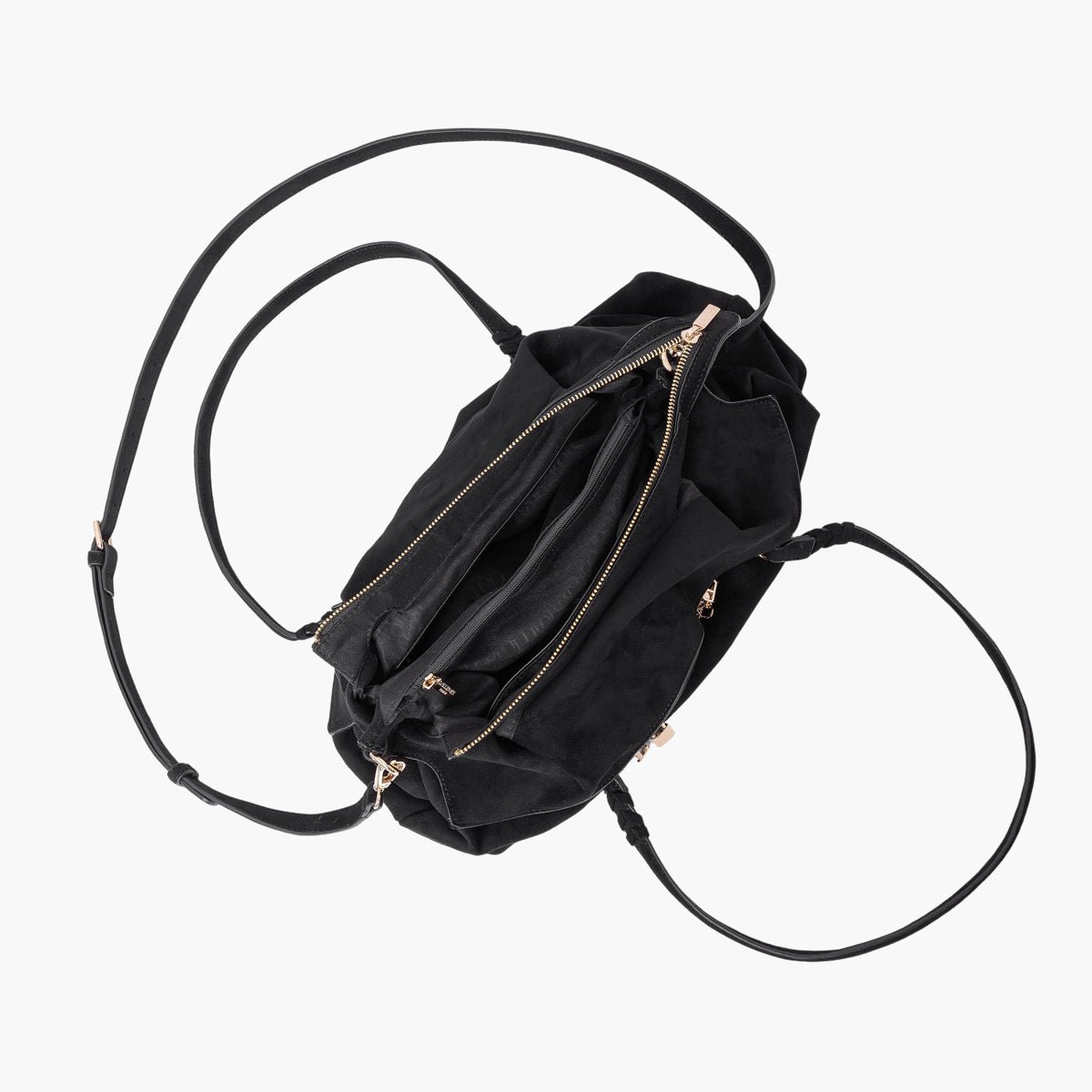 Sac shopper M Teana noir,doré, LOLLIPOPS