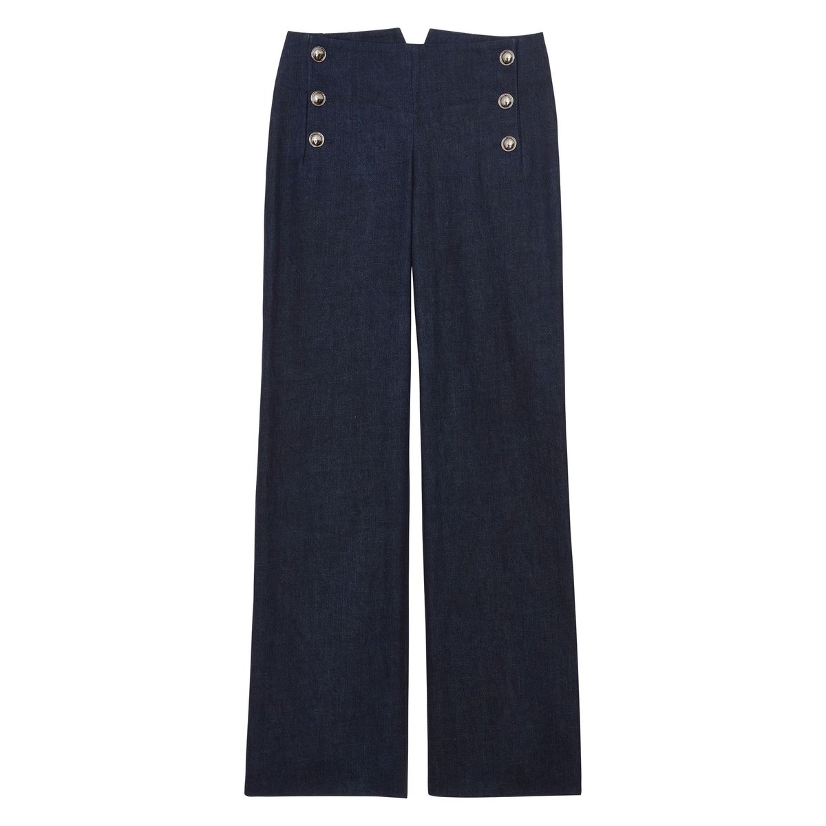 Pantalon Gabriel en coton bleu, INES DE LA FRESSANGE PARIS