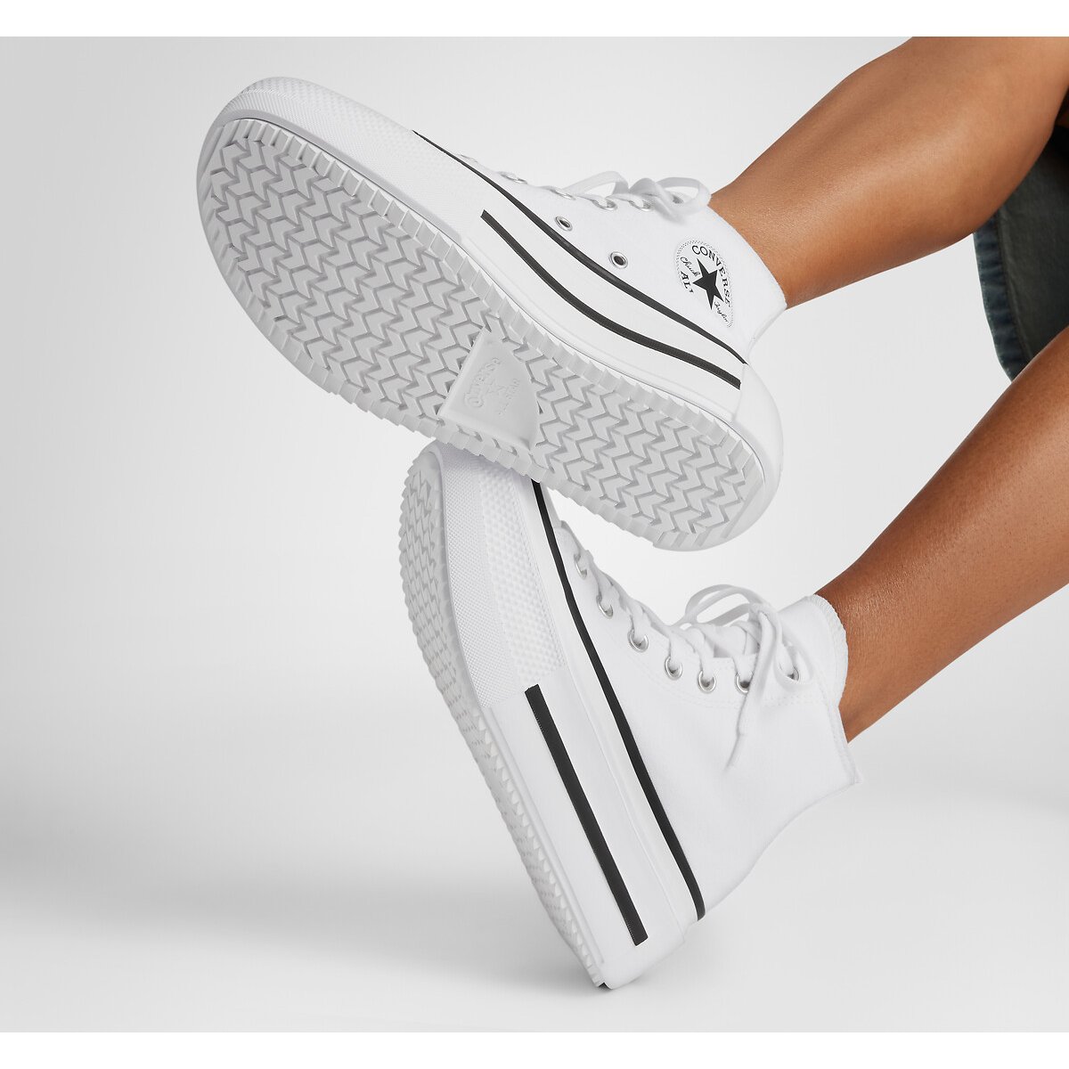 Baskets Lift Double Stack Foundation blanc, CONVERSE