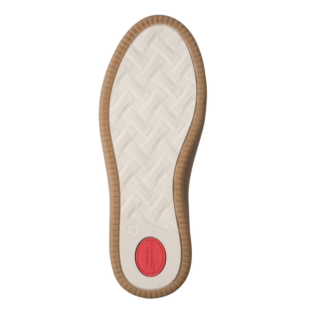Basket comfort weite blanc or clair, TAMARIS