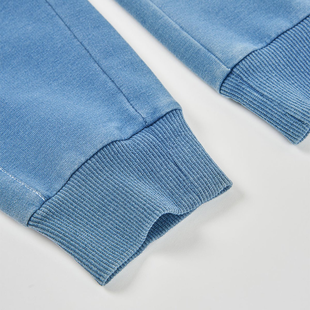Pantalon garçon en molleton denim bleu, BOBOLI