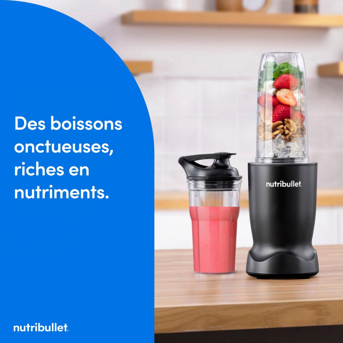 Blender TURBO NBT1006MB couleur unique, NUTRIBULLET