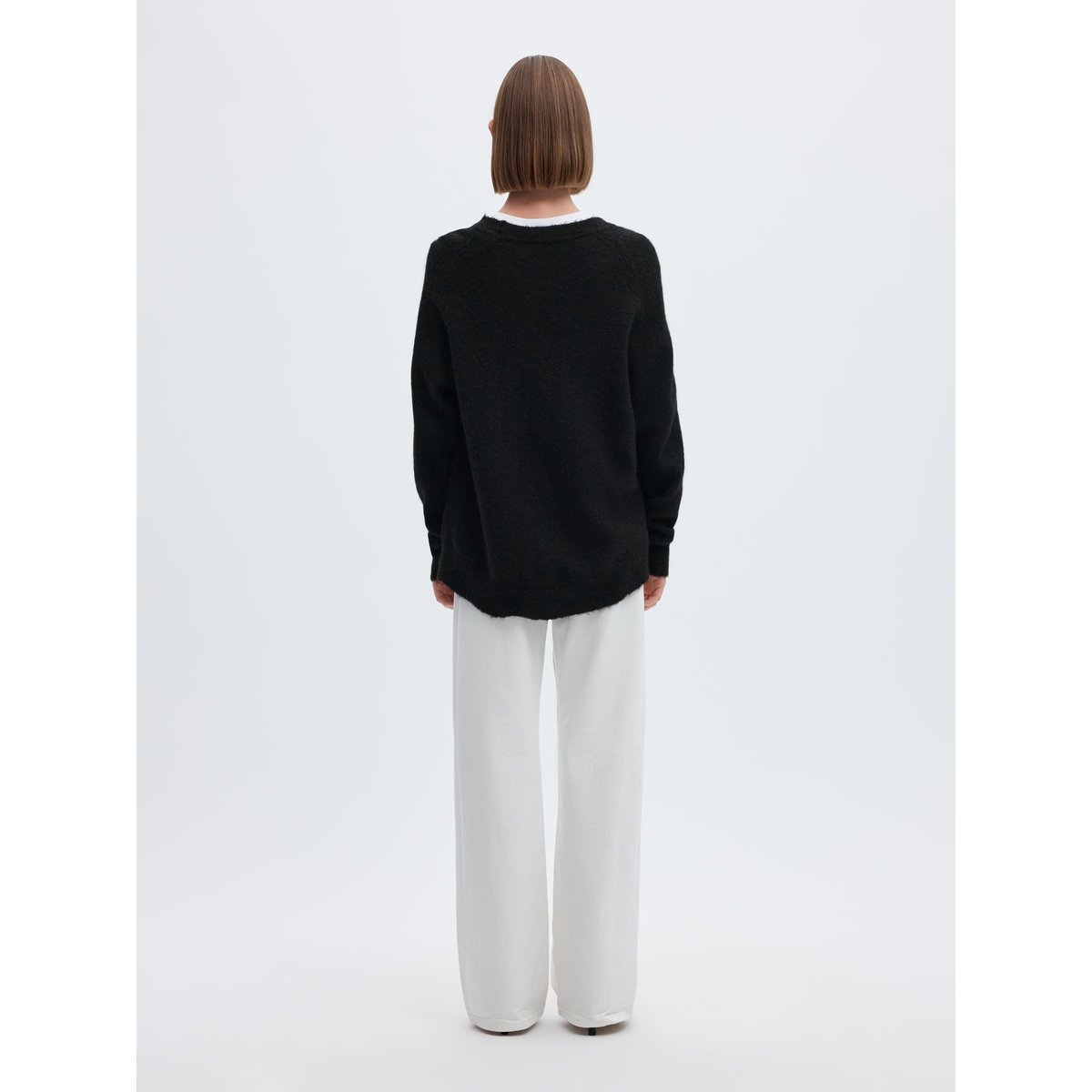 Jumper noir - black, SELECTED