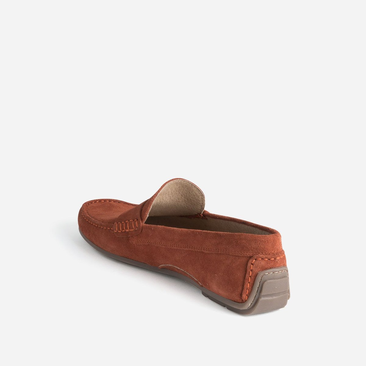 Mocassin en cuir JIMBANDO rouge, ERAM