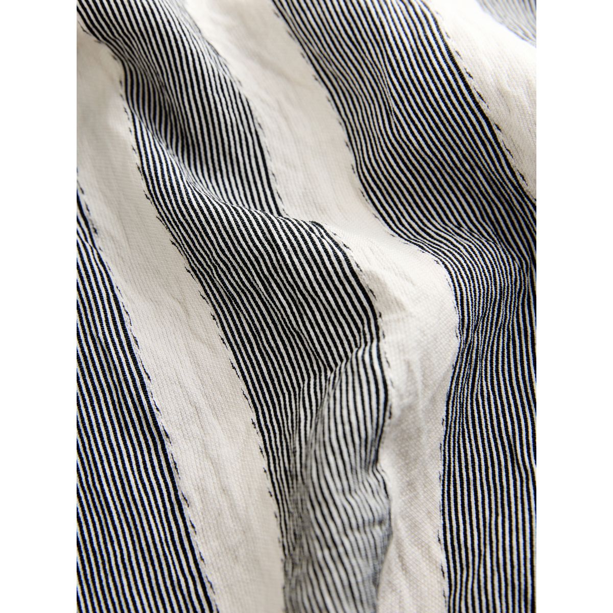 Pantalon large rayures monochromes, NEXT