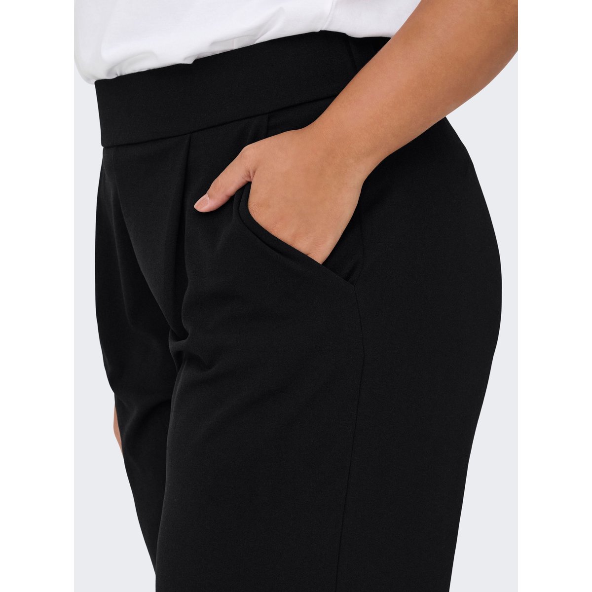 Pantalon noire - black, ONLY CARMAKOMA