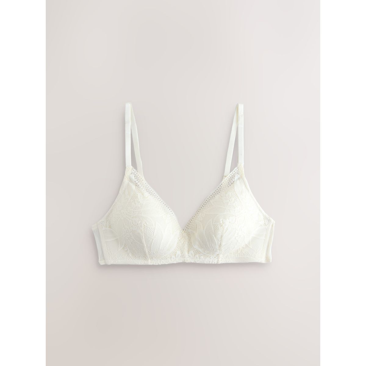 Soutien-gorge à détail en dentelle, lot de 2 rouge/crème, NEXT