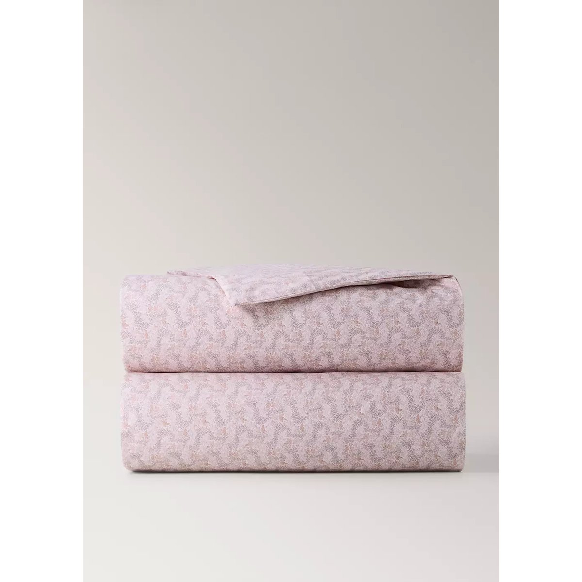Housse de couette percale de coton imprimé fleuri lit berceau nude, MANGO HOME