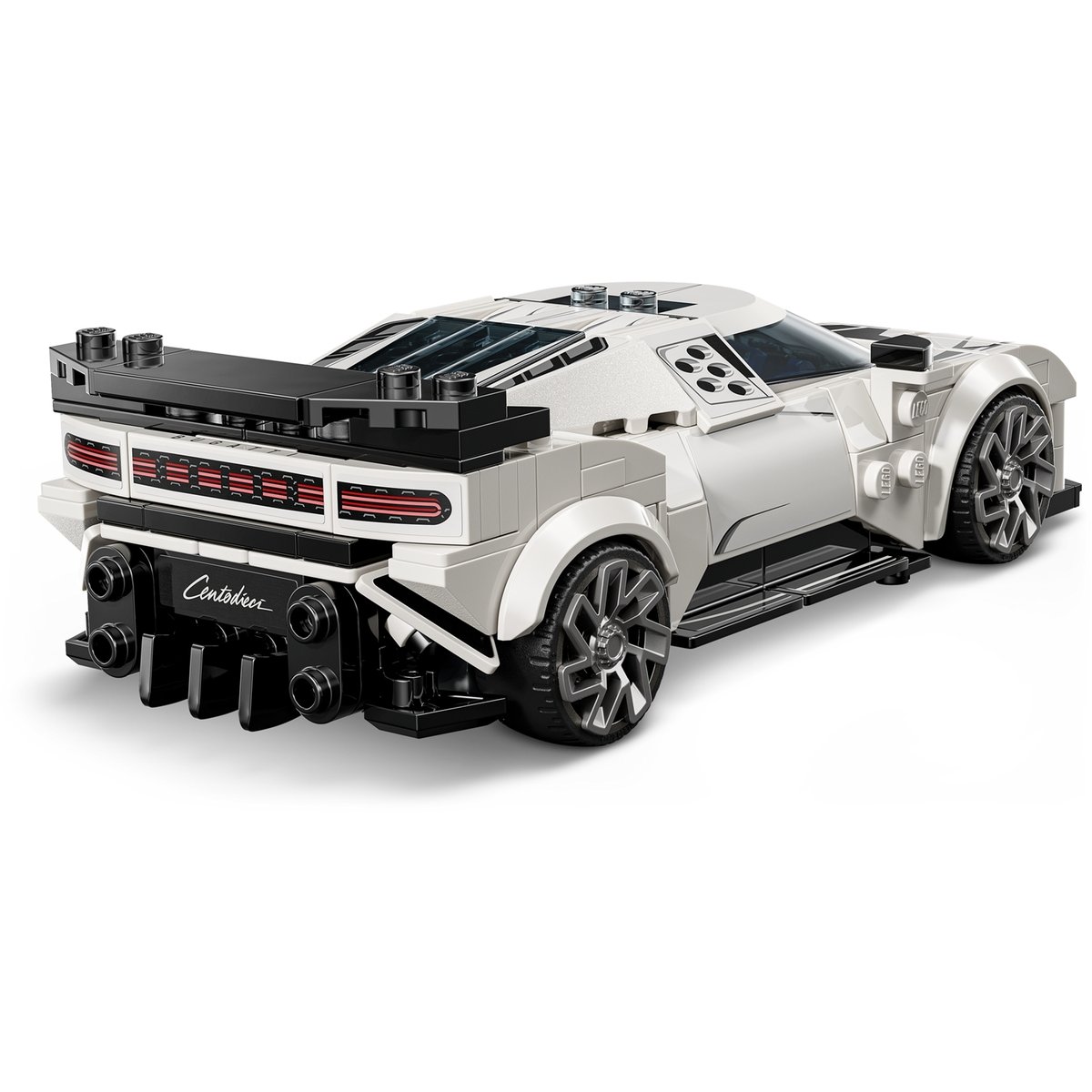 LEGO Speed Champions - Hypercar Bugatti Centodieci - 77240 blanc, LEGO