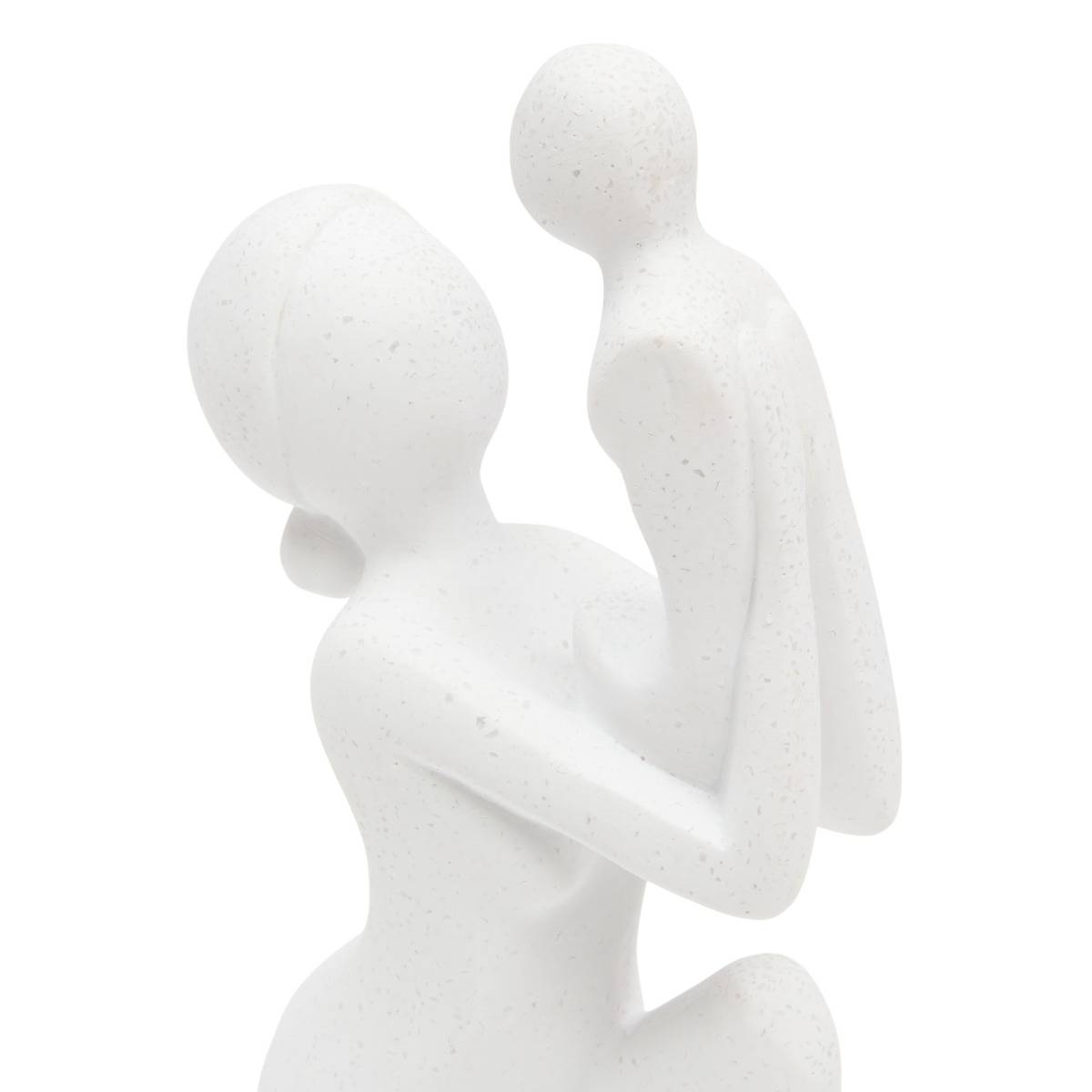 Famille déco Colin H.21cm blanc modèle b, ATMOSPHERA