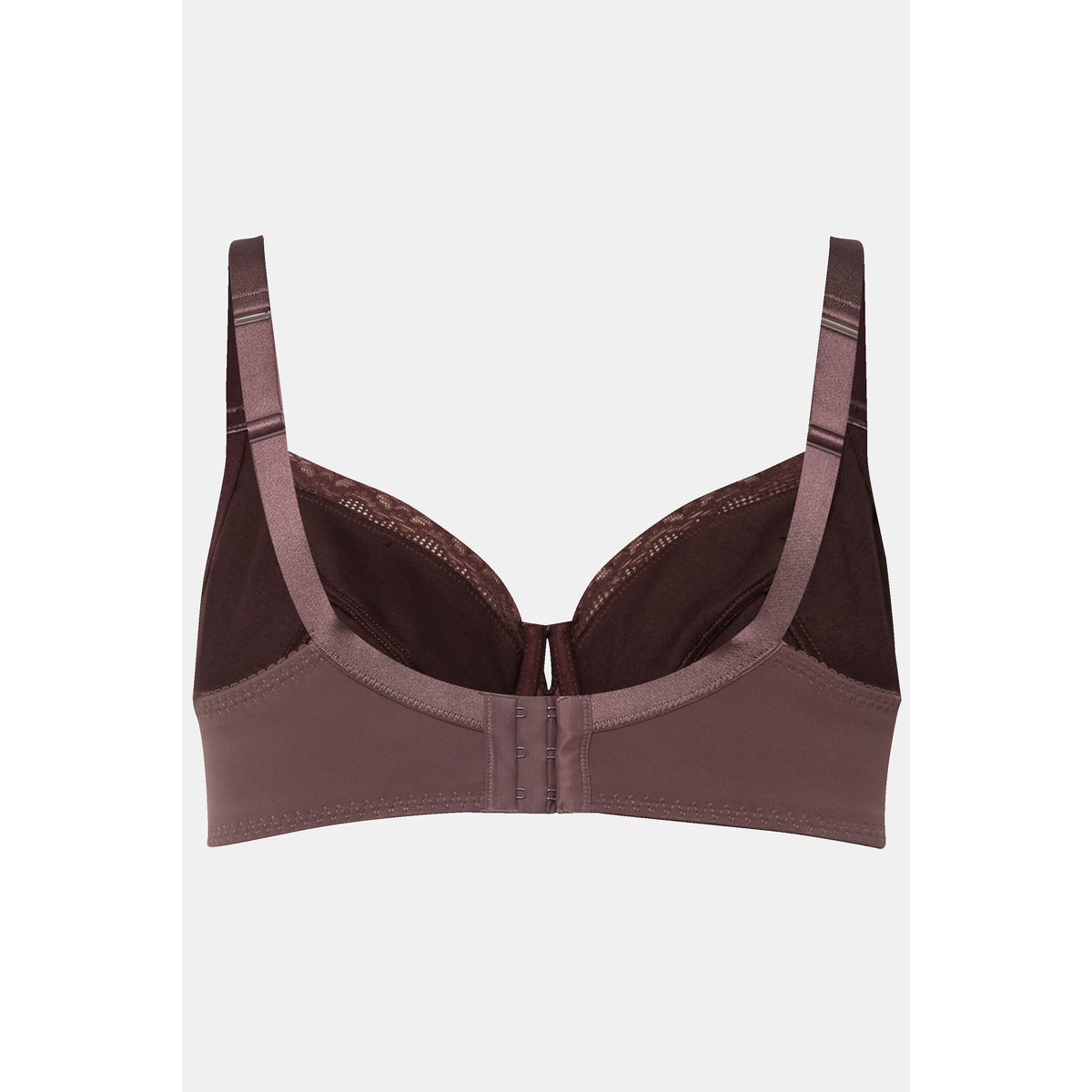 Soutien-gorge à armatures. Motif jacquard. terre, ULLA POPKEN