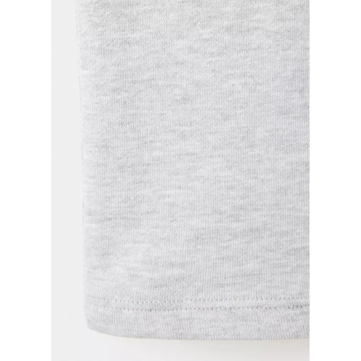 Jogger palazzo en coton gris chiné clair, MANGO KIDS