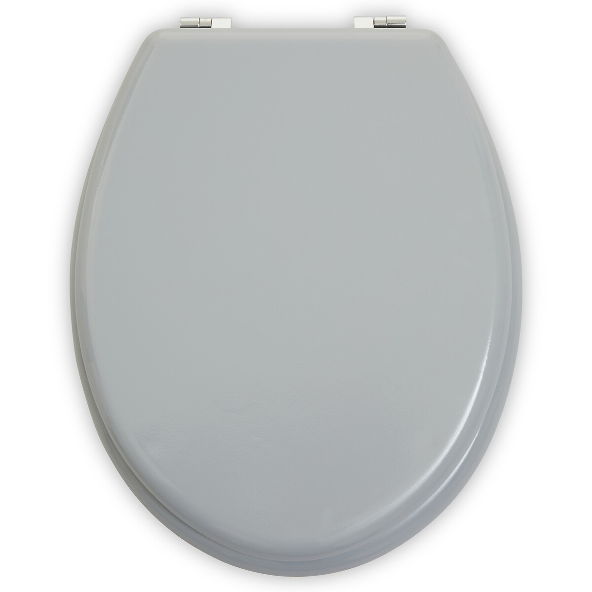 Matt Toilet Seat with Zinc Alloy Fittings grey, SO'HOME