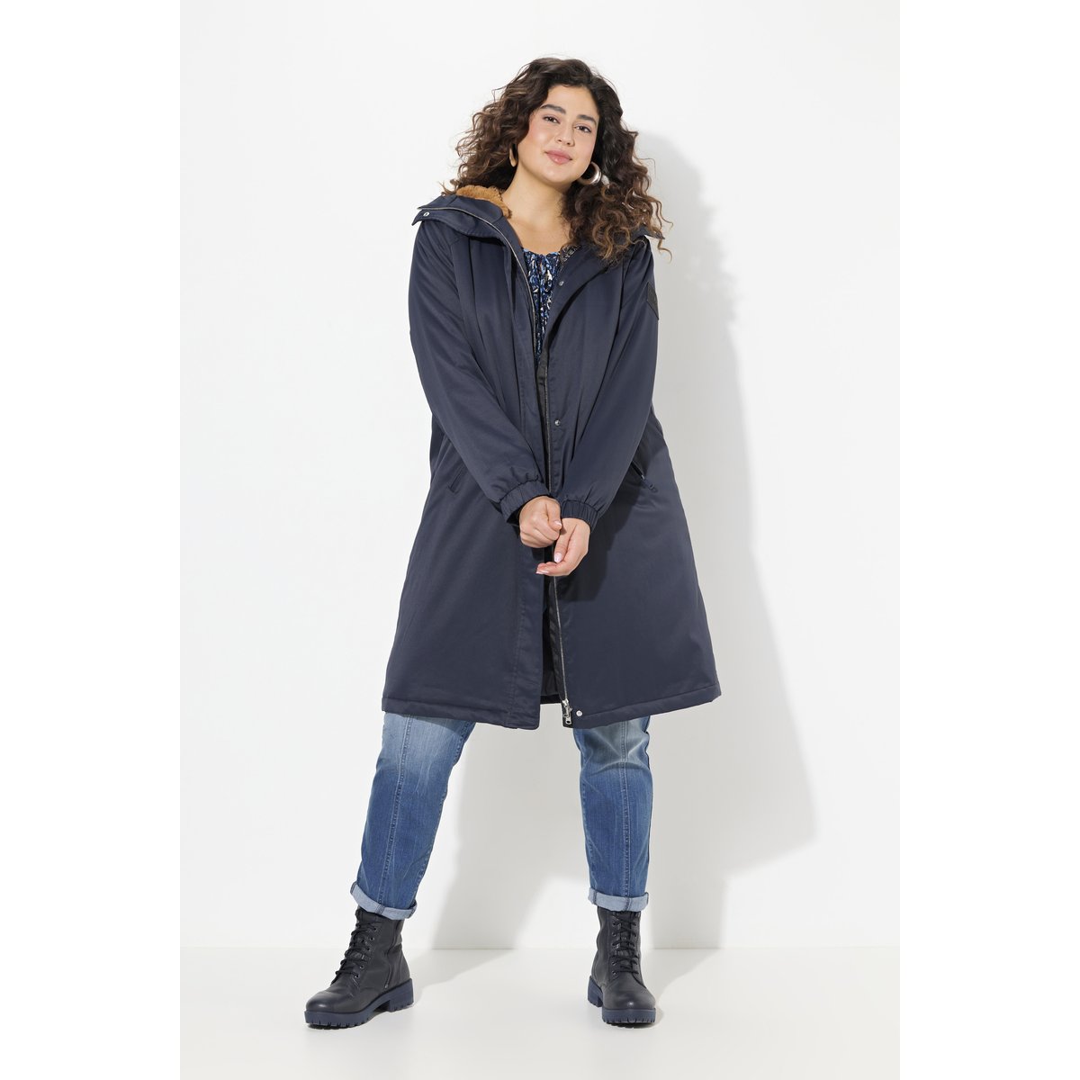 Manteau Cargo HYPRAR marine, ULLA POPKEN