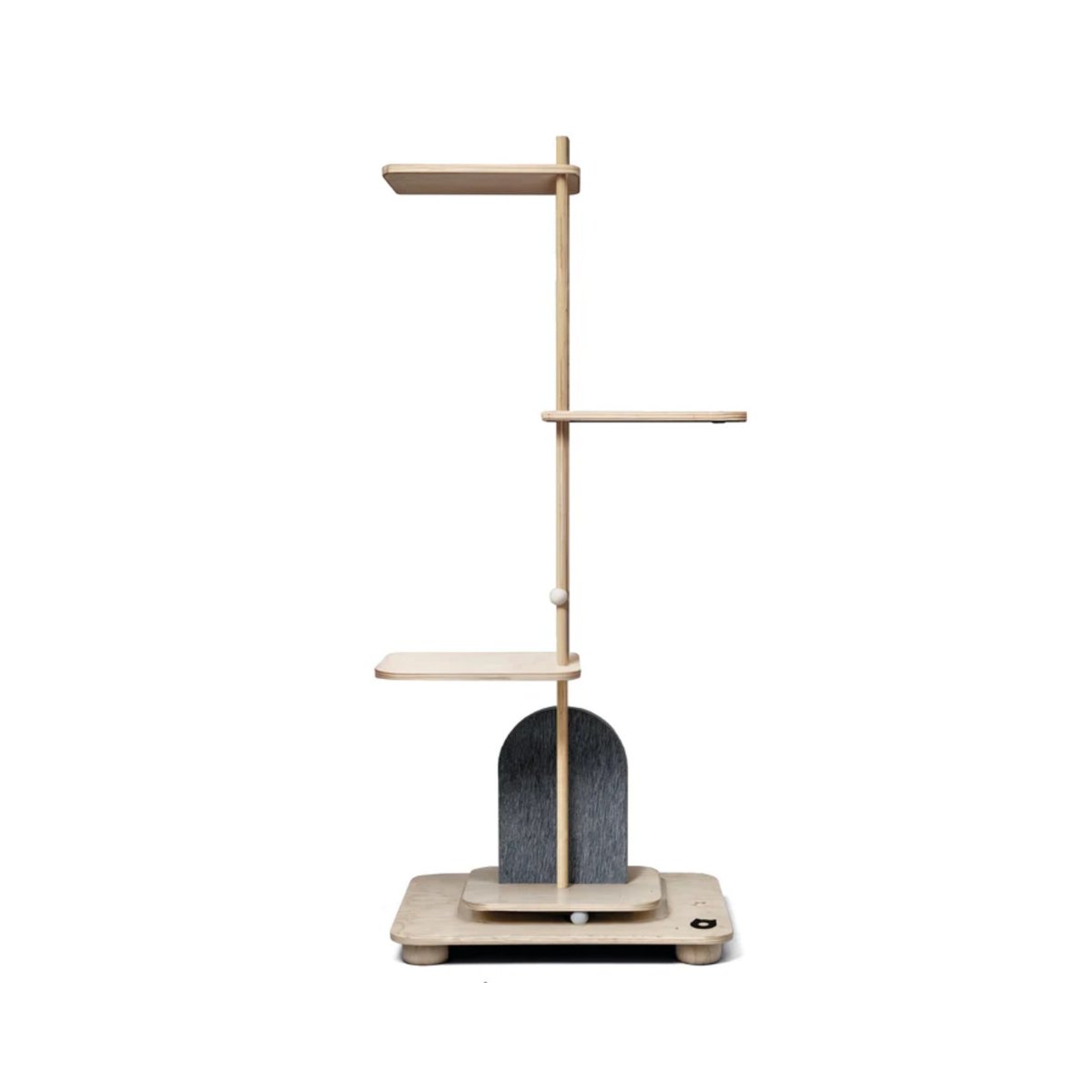 Arbre à chat en bois Joly Tower beige, MAMAPETZ