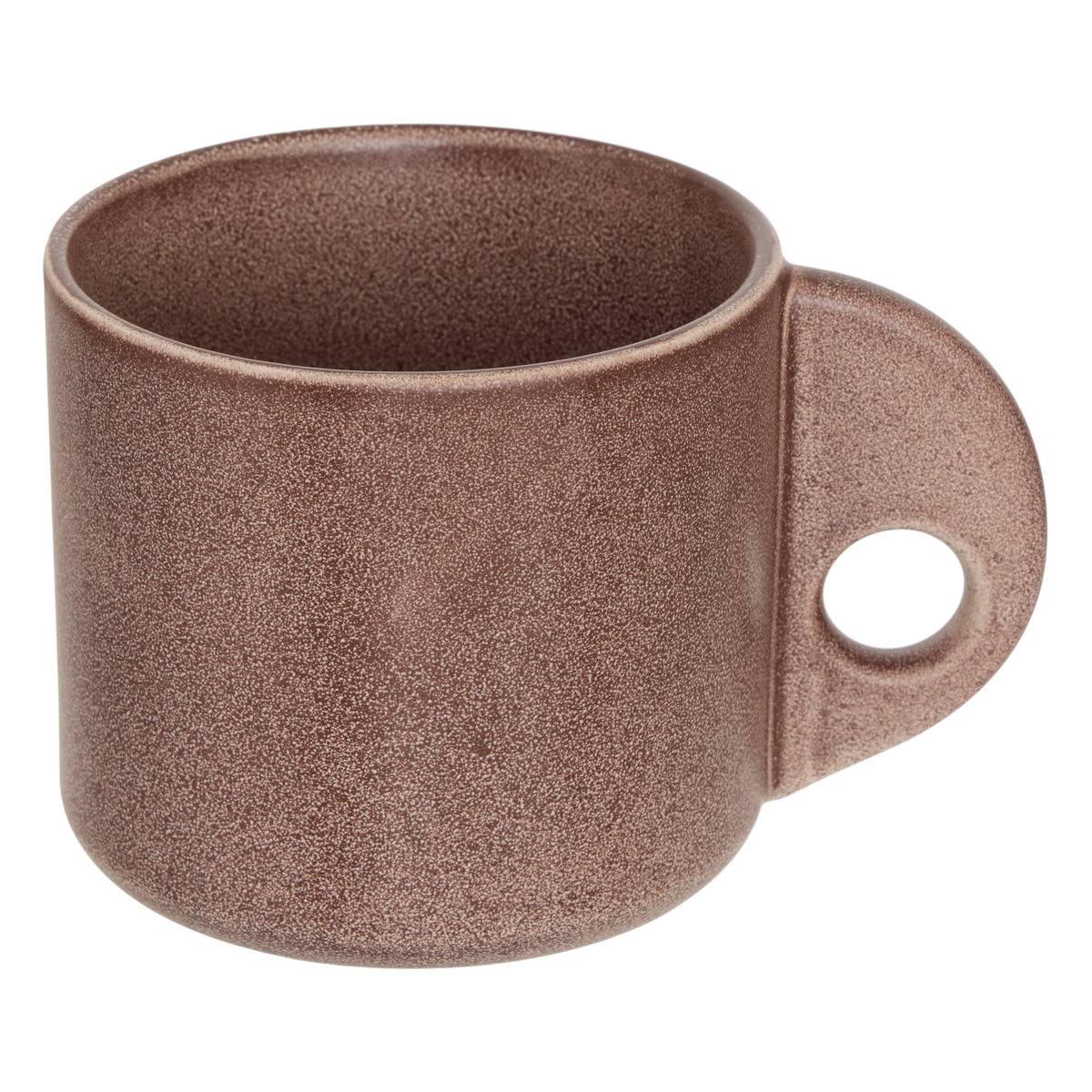 Mug en grès NYERO marron, ATMOSPHERA