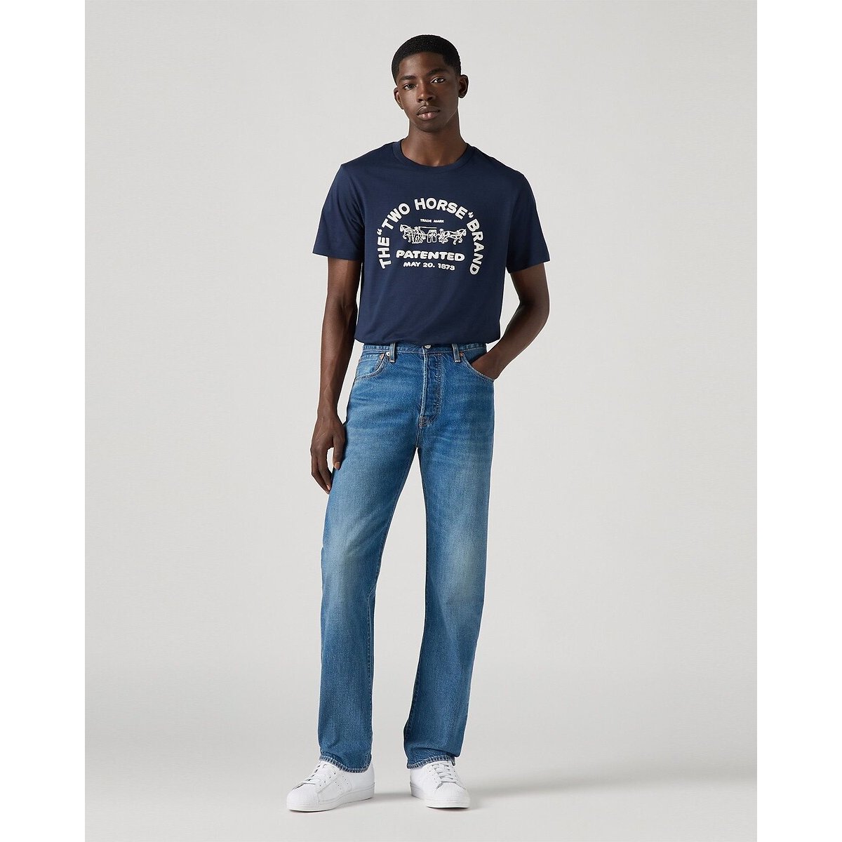 Jean droit 501® coton lin cascade lightweight, LEVI'S
