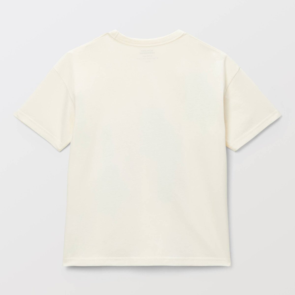 T-shirt manches courtes surteint en coton BIO naturel, MONOPRIX