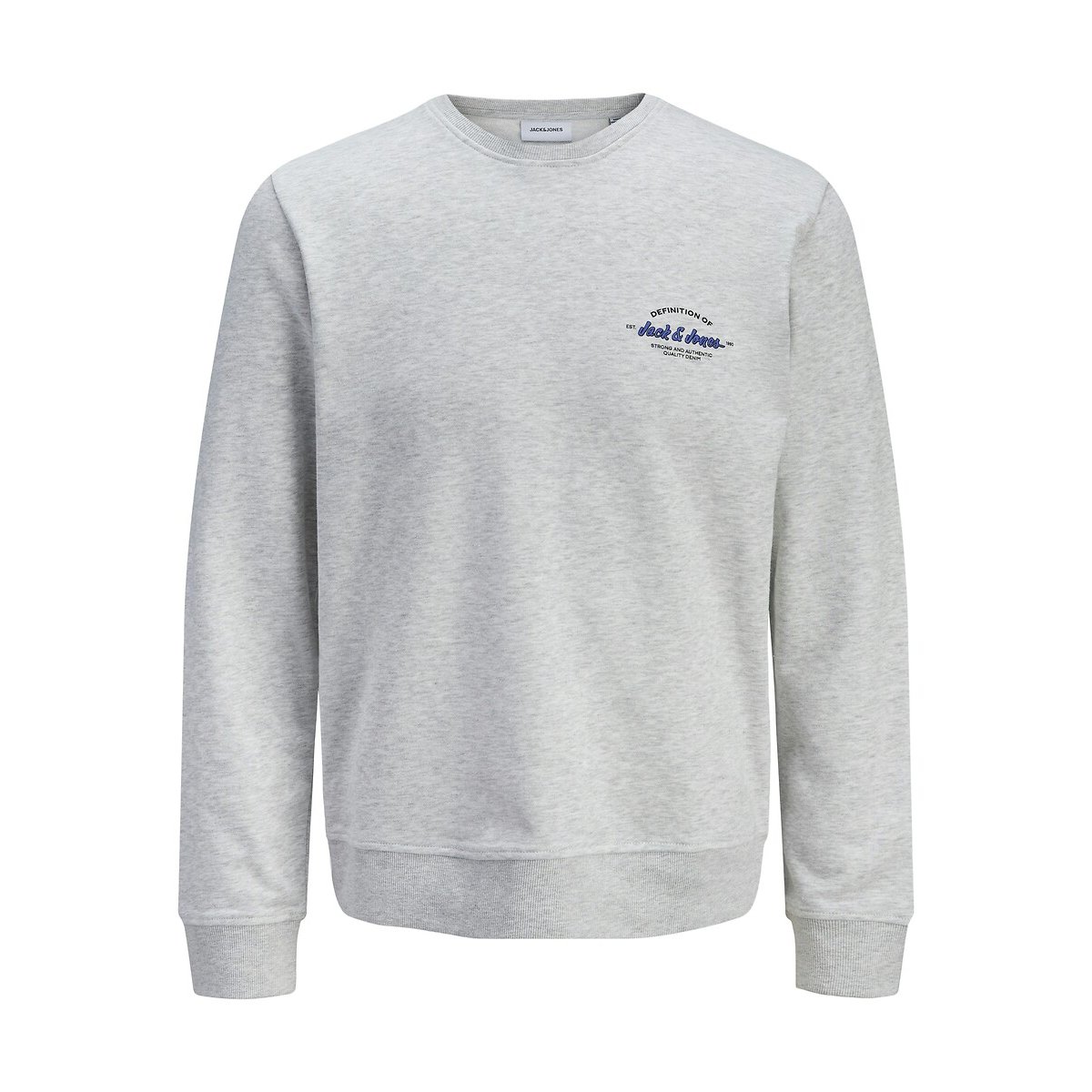 Sweat col rond gris clair, JACK & JONES