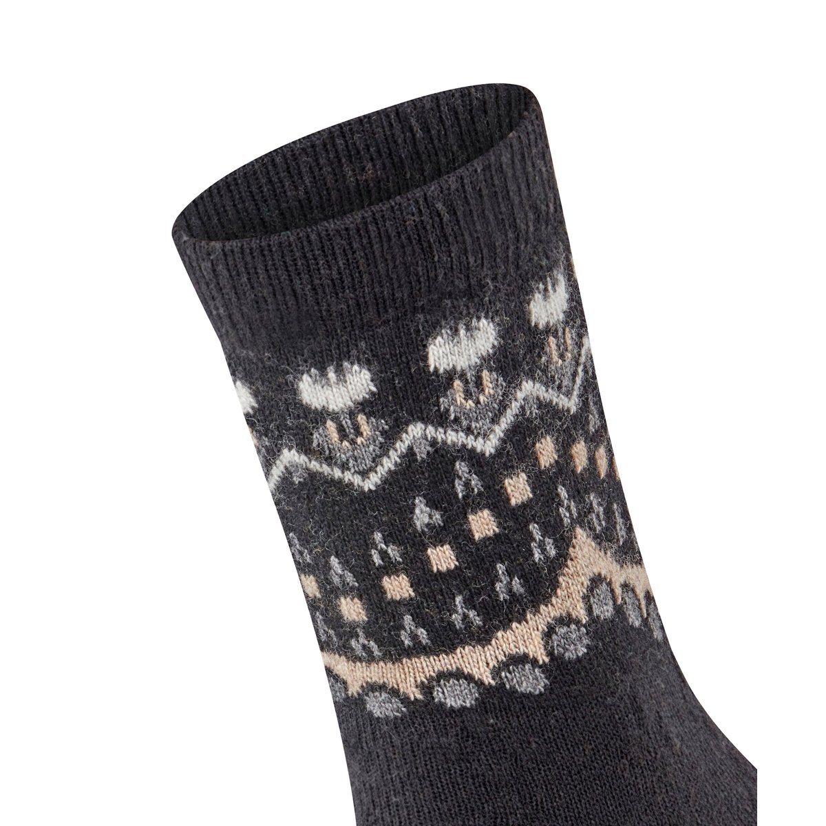 Chaussettes Cosy Wool Special Edition noir basique, FALKE