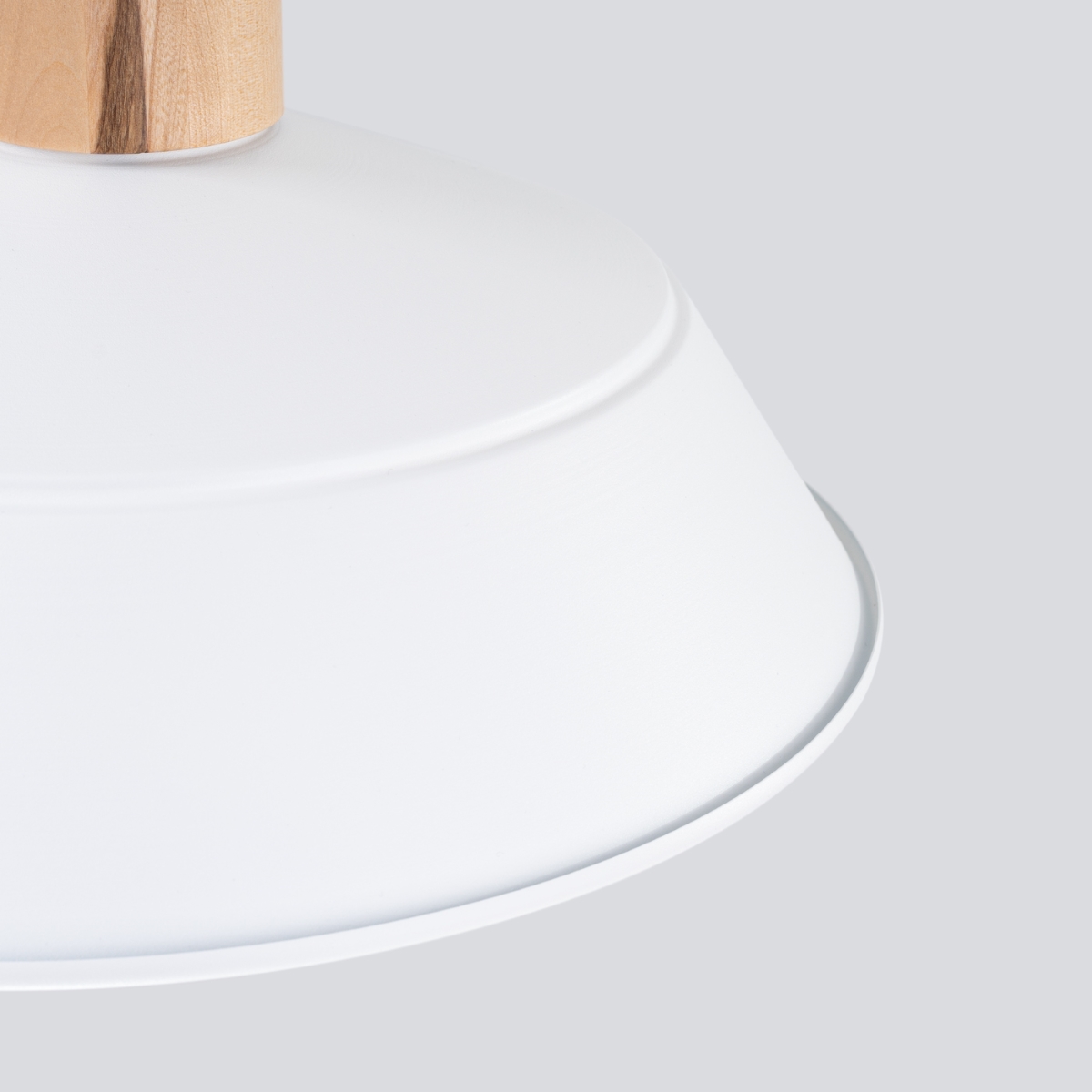 Suspension Acier Blanc E27 1 Fano blanc, EDEN