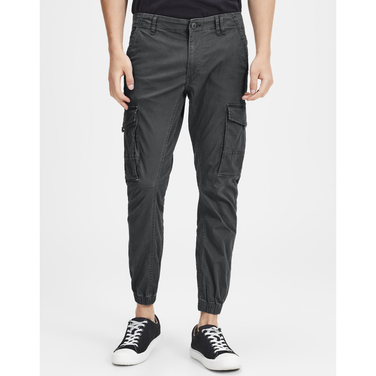 Pantalon cargo, Paul Flake gris, JACK & JONES
