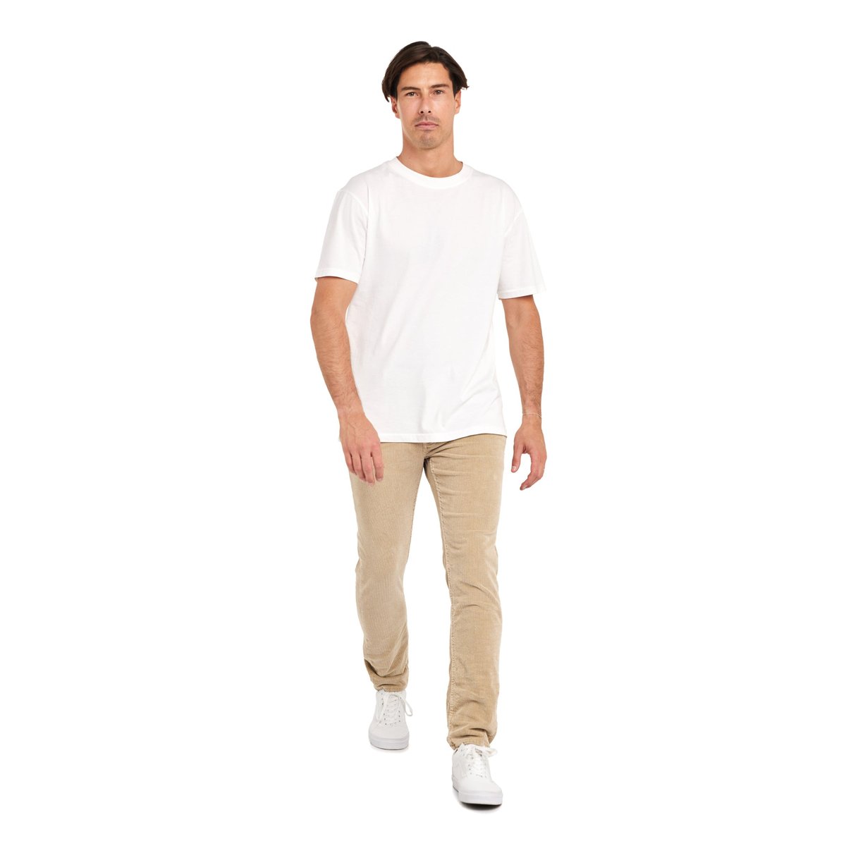 PANTALON REGULAR CREAM beige, PULLIN