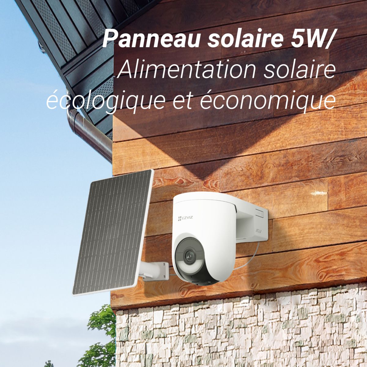 Caméra de surveillance HB8 Lite 4G & Wifi Kit couleur unique, EZVIZ