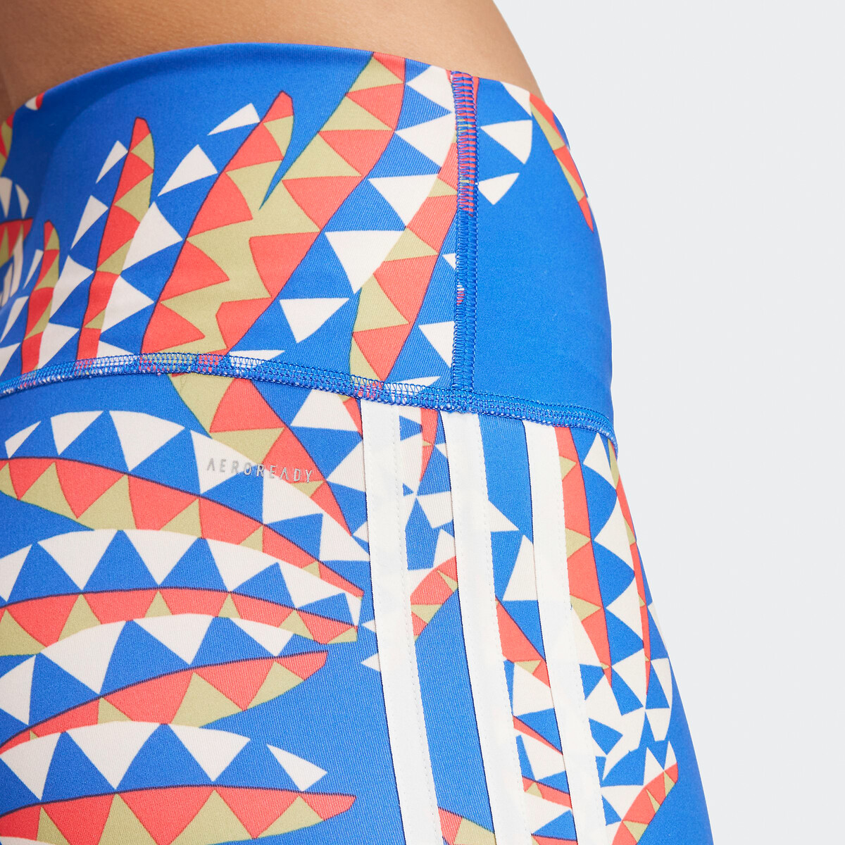 Legging graphique Farm Rio bleu/orange, adidas Performance