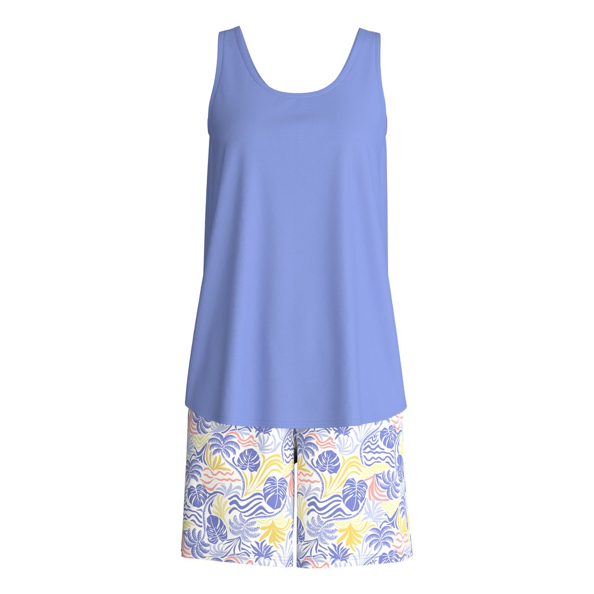 Pyjama court sans manches Coton COASTAL DREAMS persian jewel, CALIDA
