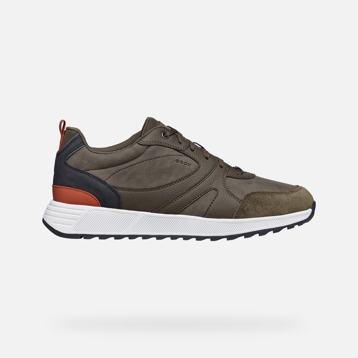Baskets U MOLVENO vert militaire, GEOX