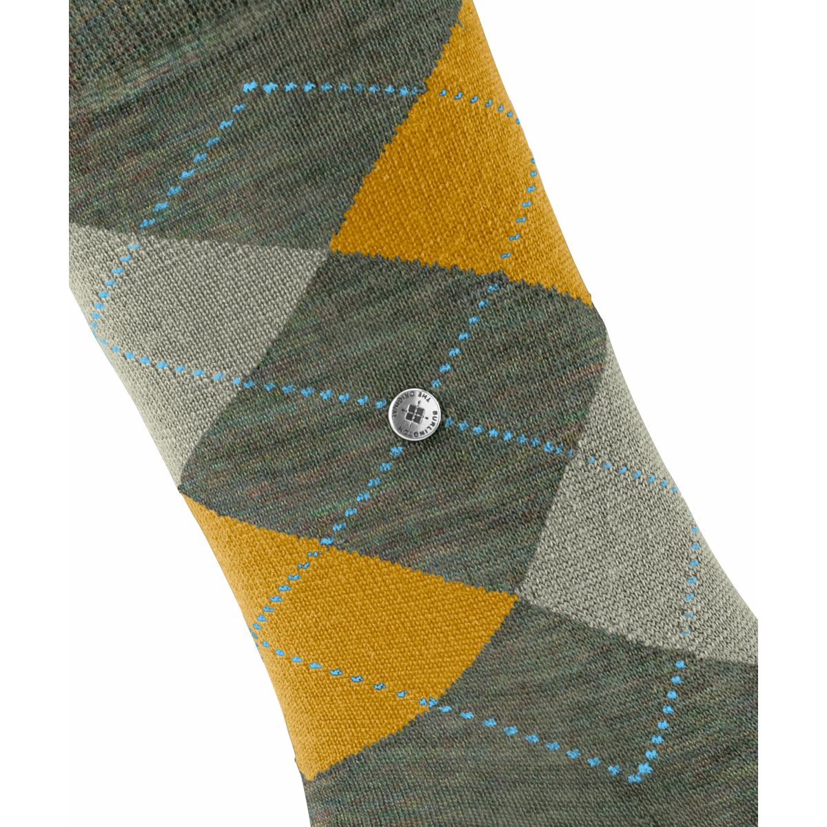 Chaussettes Melange Marylebone Opaque manganese blue (7923), BURLINGTON