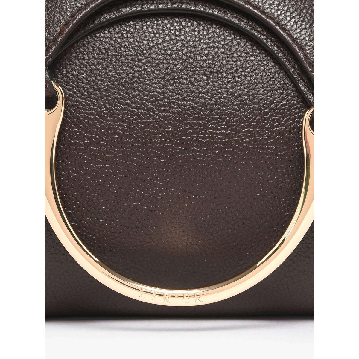 Sac bandoulière Tradition cuir chocolat, ETRIER