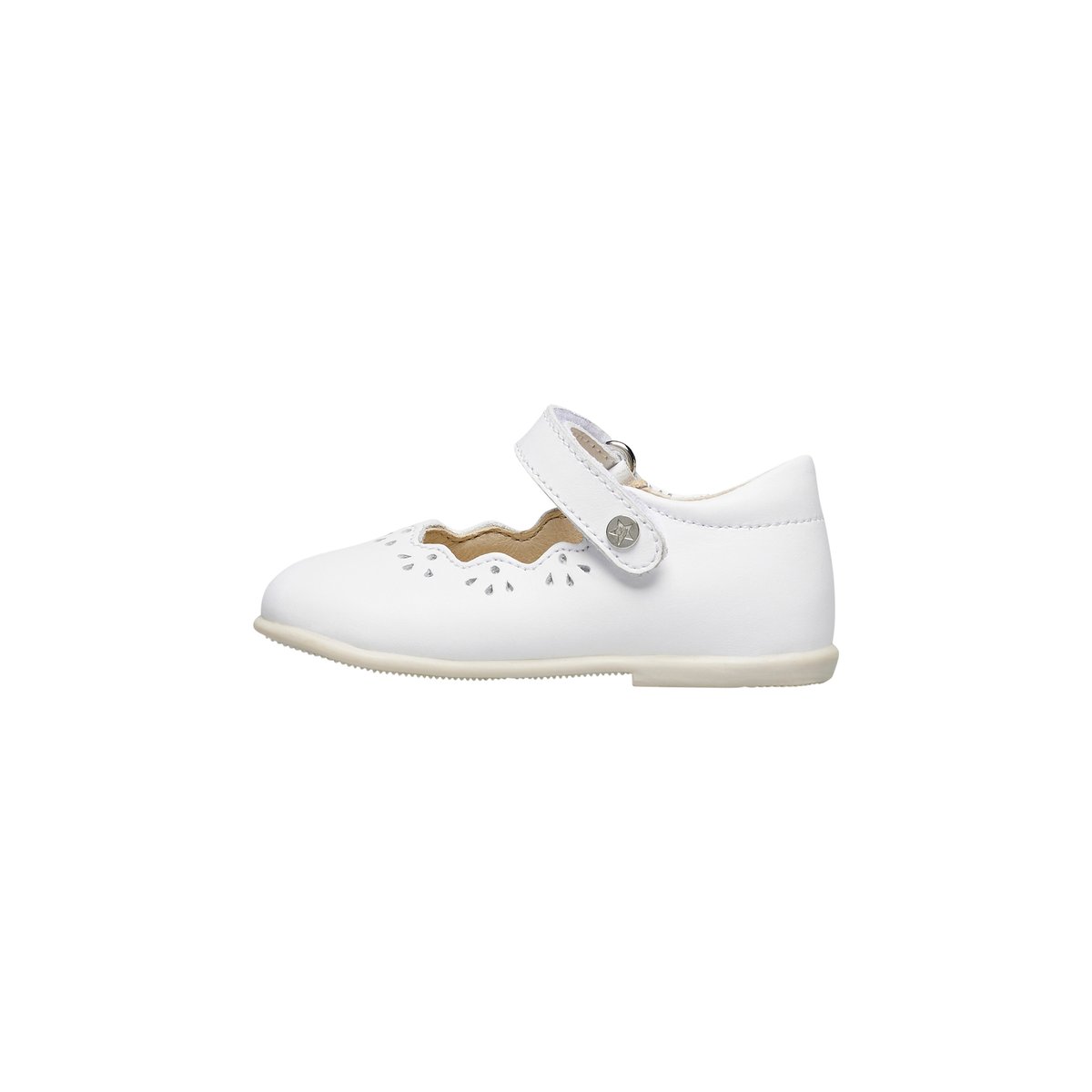 Ballerines en cuir OLYA blanc-, NATURINO