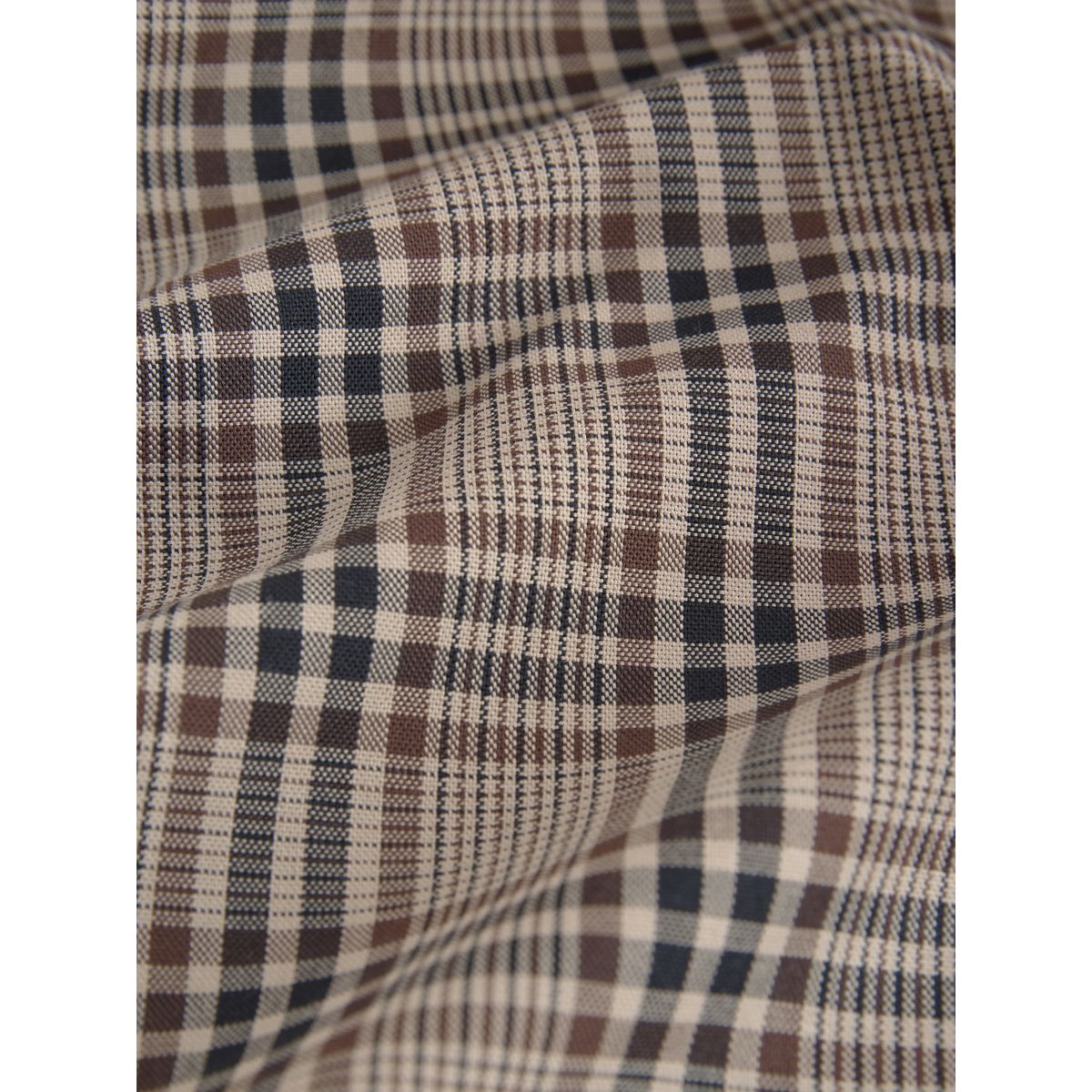 Chemise oxford à manches courtes et carreaux naturel, NEXT