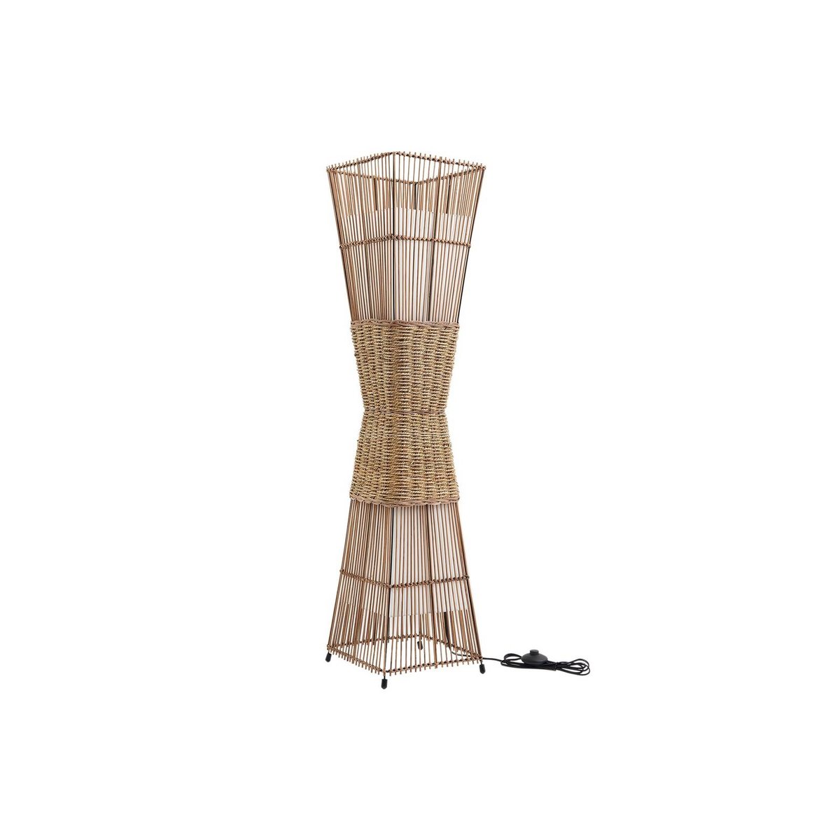 Plafonnier en bambou traditionnel, Jacinto bambou naturel, LINDBY