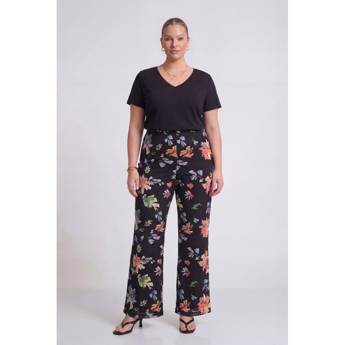 Pantalon imprimée multi, YOEK