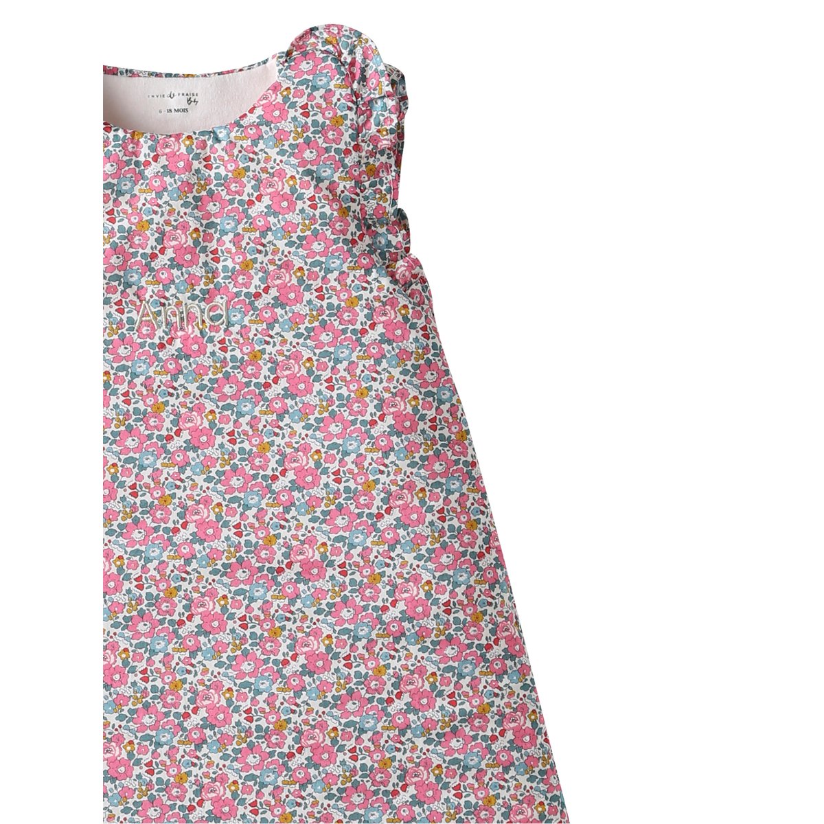 Gigoteuse en Liberty blanc, ENVIE DE FRAISE