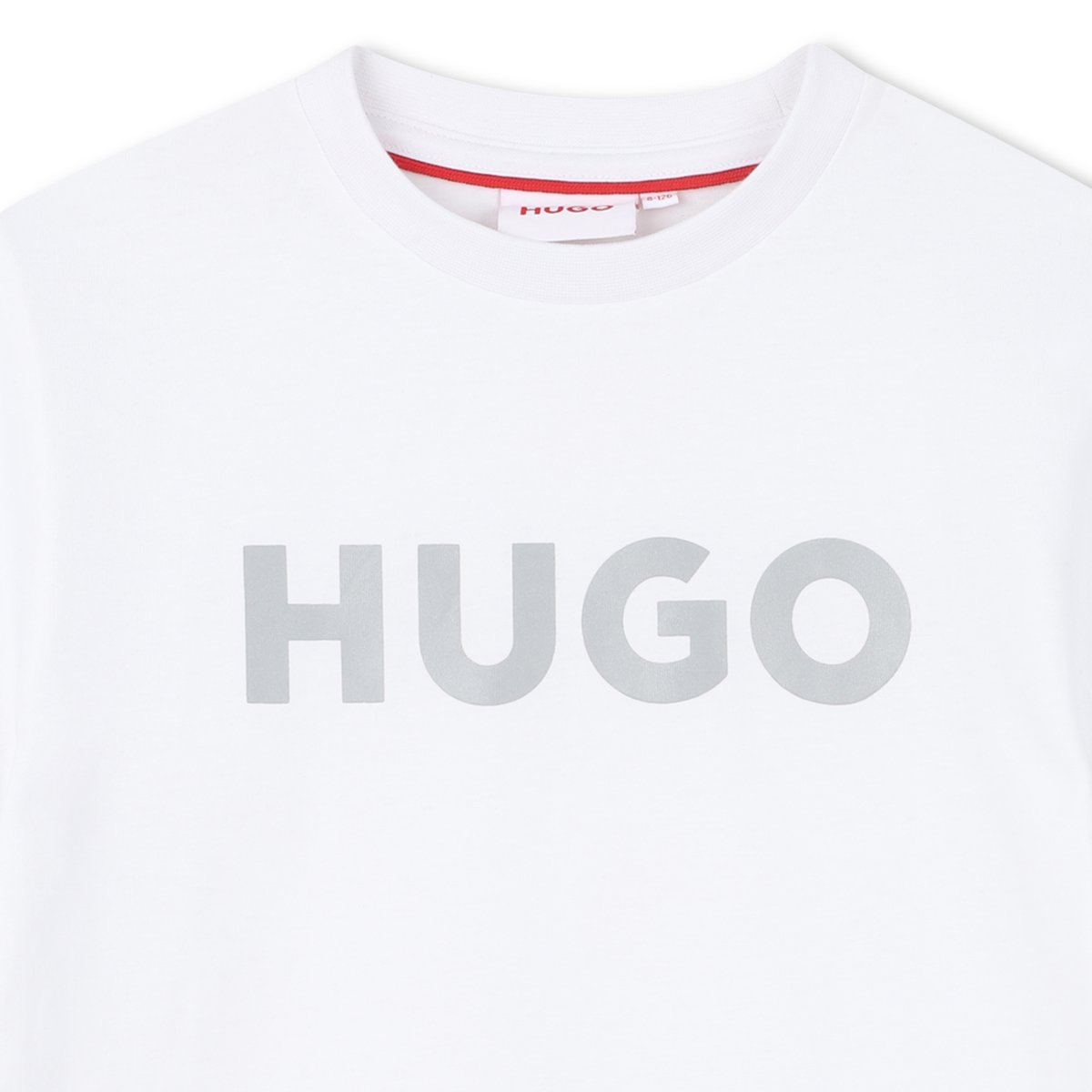 Tee-shirt manches courtes blanc, HUGO KIDSWEAR