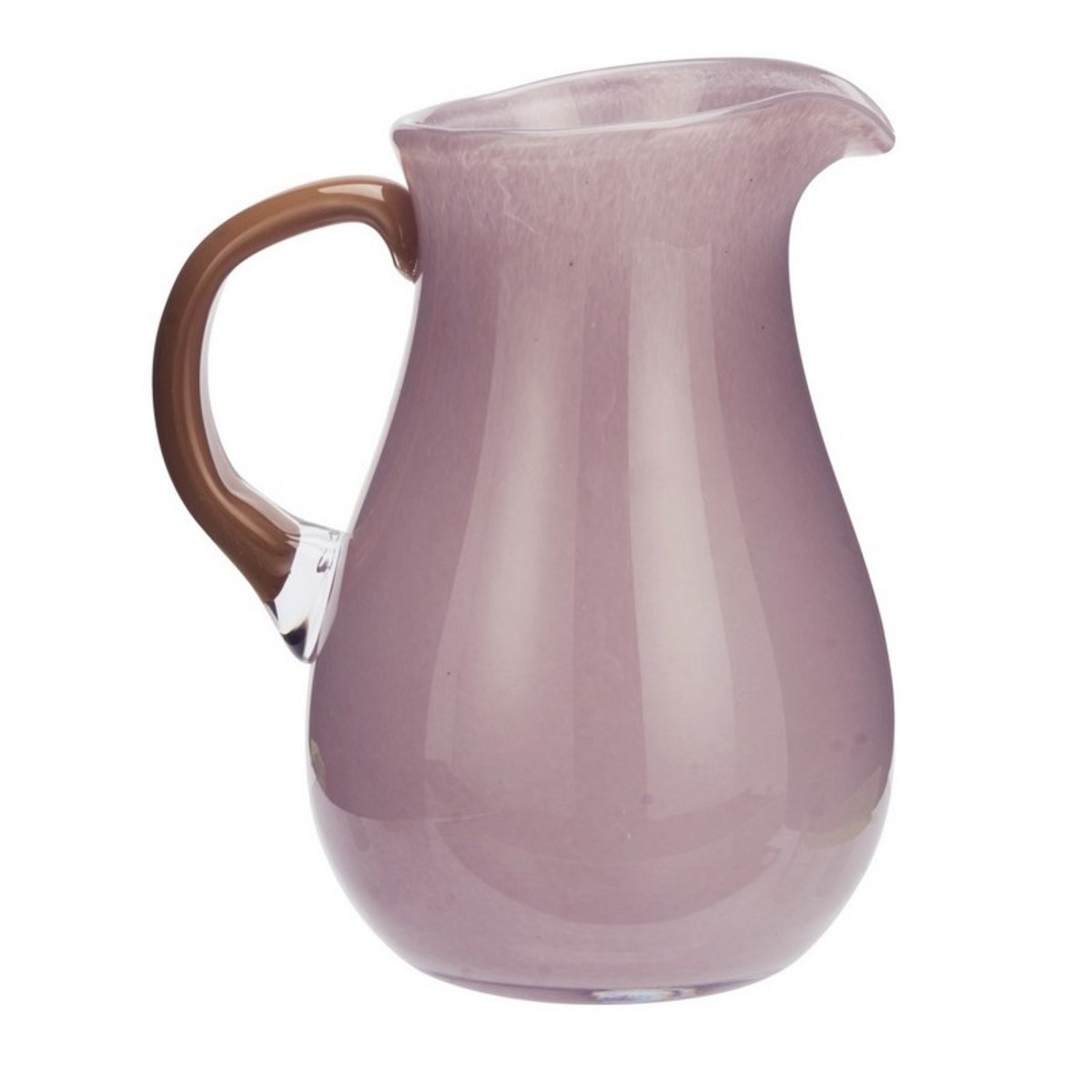 Carafe à eau verre mauve, MADAM STOLTZ
