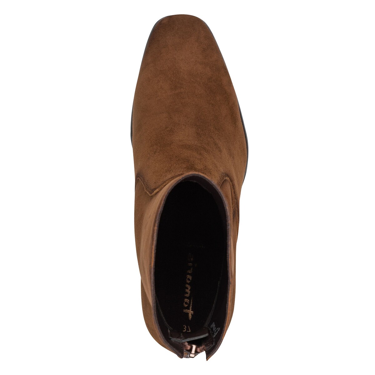 Heeled Suede Ankle Boots cognac, TAMARIS