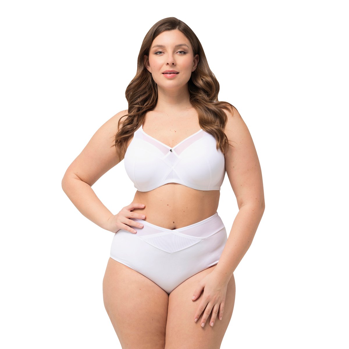 Culotte maxi sculptante. Taille haute et blanc neige, ULLA POPKEN
