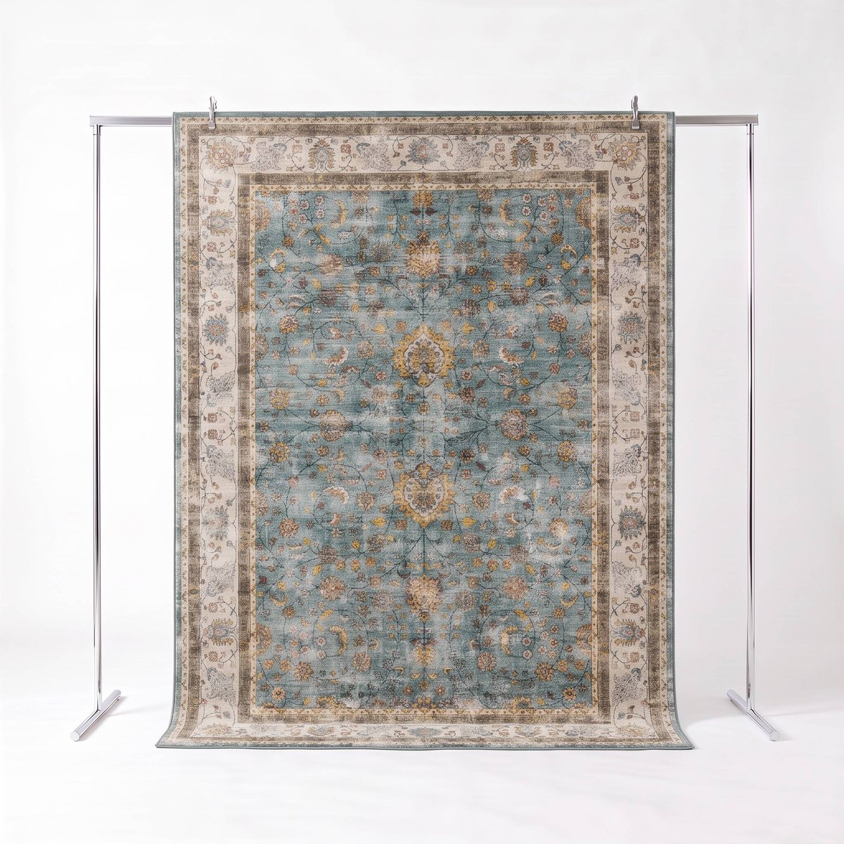 Tapis intérieur rectangulaire vintage LIV multicolore, SWEEEK